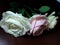 White roses symbolize sincerity.