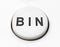 A white round button switch - bin