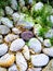 White Rounded Stones Green Grass Natural Textures Humble Simple Nature