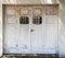 White Rusted Garage Doors