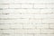 White Rustic brick wall. . Vintage old brick wall Structure surface