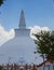 White sacred stupa Ruwanmalisaya dagoba in Anuradhapura, Sri Lan