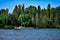 White Sailboat Docked on Lake Superior