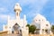 White Salem Bin Laden Mosque built on the island, Al Khobar, Saudi Arabia