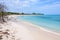 White sand beach on Cayo Levisa Island in Cuba