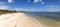 White sand beach path leading to the ocean at Lovers Key State Park Beach