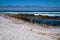 The white sand beaches along the beautiful and scenic coastal road of the Garden Route, South Africa.