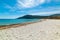 White sand and blue sea in Cala Pira