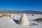 White sand dunes in Mexico