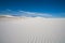 White Sands desert national monument sand dune shaps at Tularosa Basin New Mexico, USA