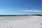 The white sands of Stoney Island Beach near the most Southern point of Nova Scotia, Cape Sable Island