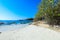 White Sandy Beach with the Big Stones on the Samet Island