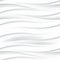 White seamless texture. Wavy background. Interior decoration.