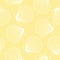 White seashells on a yellow background sea ocean shell pattern seamless 