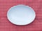 White Serving Platter Plate (oval dish)