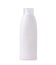 White Shampoo or body care cosmetic bottle with dispenser isolated on .