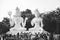 White Shiva and Parvathi statues on Kailasagiri hill in Andhra Pradesh state, Visakhapatnam, India