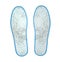 White shoe insoles