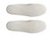 White shoe insoles of trekking boot