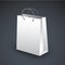 White shopping bag icon