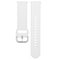White silicone strap for sports watches