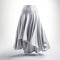 White Skirt: Timeless Grace And Vibrant Elegance In Aluminum Style