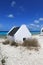 White slave hut on Bonaire island