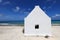 White slave hut on Bonaire island