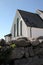 White small church in Inisheer, Aran Island, Ireland