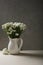 White small flowers in vase