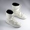 White Snow boots, women`s fashion