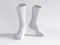 White socks, socks mockup 3d rendering illustration