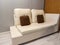 white sofa, with its plush cushions and clean lines, added touch of sophistication and modernity the living space. It beckoned me