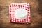 White soft Cheese Brie on wooden background, top view. Creamy ch