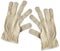 White Soft Cotton Work Glove