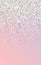 White Sparkle Bright Pink Background. Falling