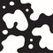 White spots on black background, coloring dalmatians. Vector