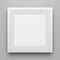 White square Picture Frame Mockup with Shadow