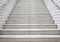 White stair concrete