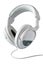 White stereo headphones