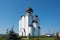 White stone religious building of Christian Orthodox church. Temple of All Saints, Uman, Cherkaska oblast, Ukraine