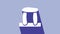 White Stonehenge icon isolated on purple background. 4K Video motion graphic animation