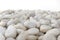 White Stones Background Horizontal Isolated