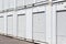 White storage unit