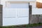 White street home steel door aluminum gate slats portal house