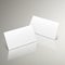 White style of 3d blank name card design