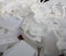 White styrofoam pile