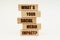 On a white surface are wooden blocks with the inscription - What is Your Social Media Impact