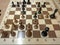 White surrendered. Chess game