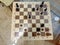 White surrendered Victory to black pieces Game of chess